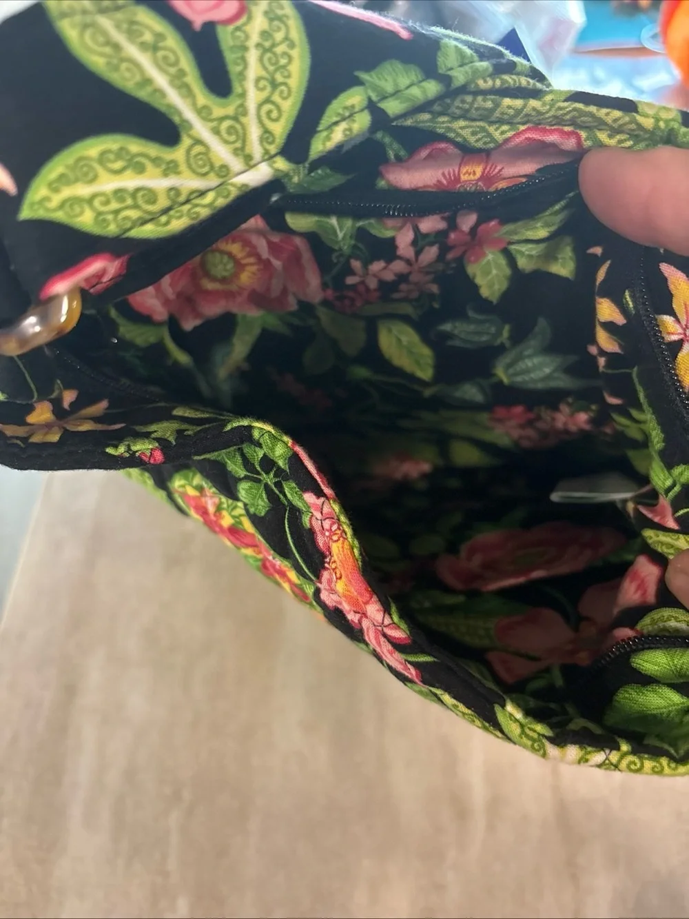 Vera Bradley Hipster Crossbody Bag Purse in Retired Botanica Pattern- Vintage